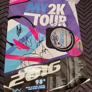 Signed My2K Tour Poster